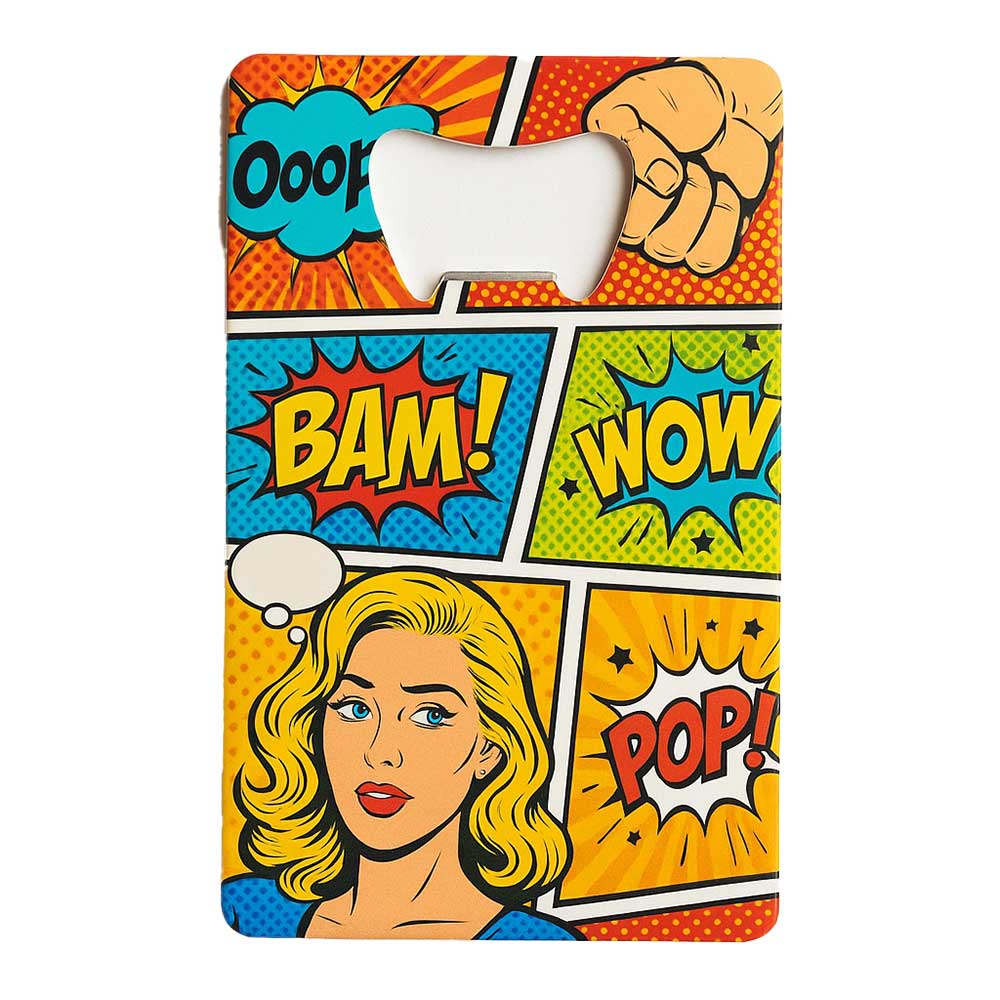 Full Color Printed Card Bottle Opener