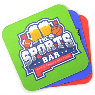 Square Neoprene Coaster