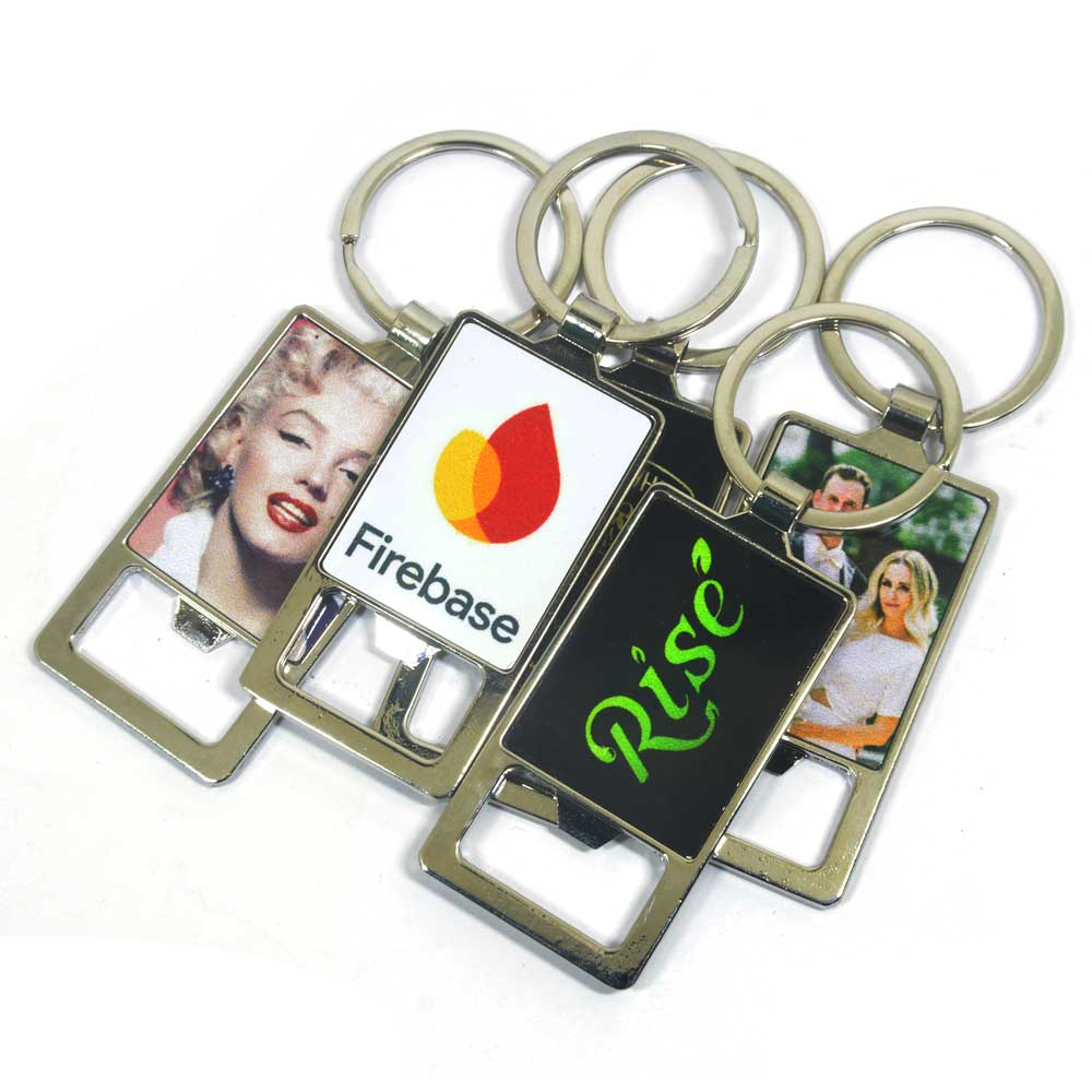 Photo Metal Keyring Bottle Opener