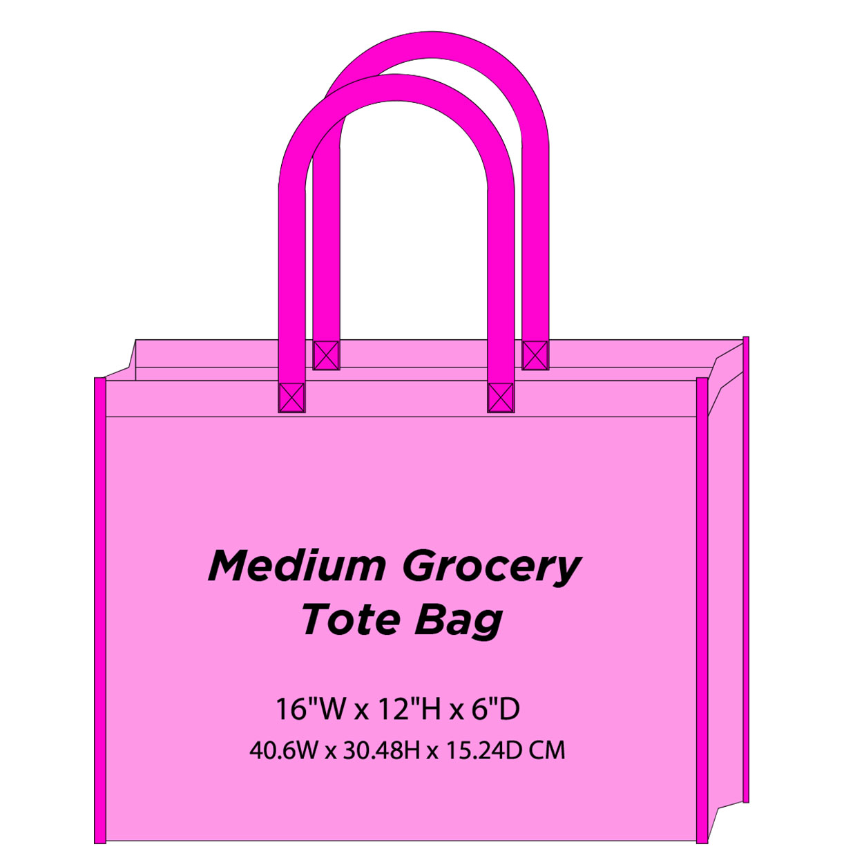 Medium Grocery Tote Bag