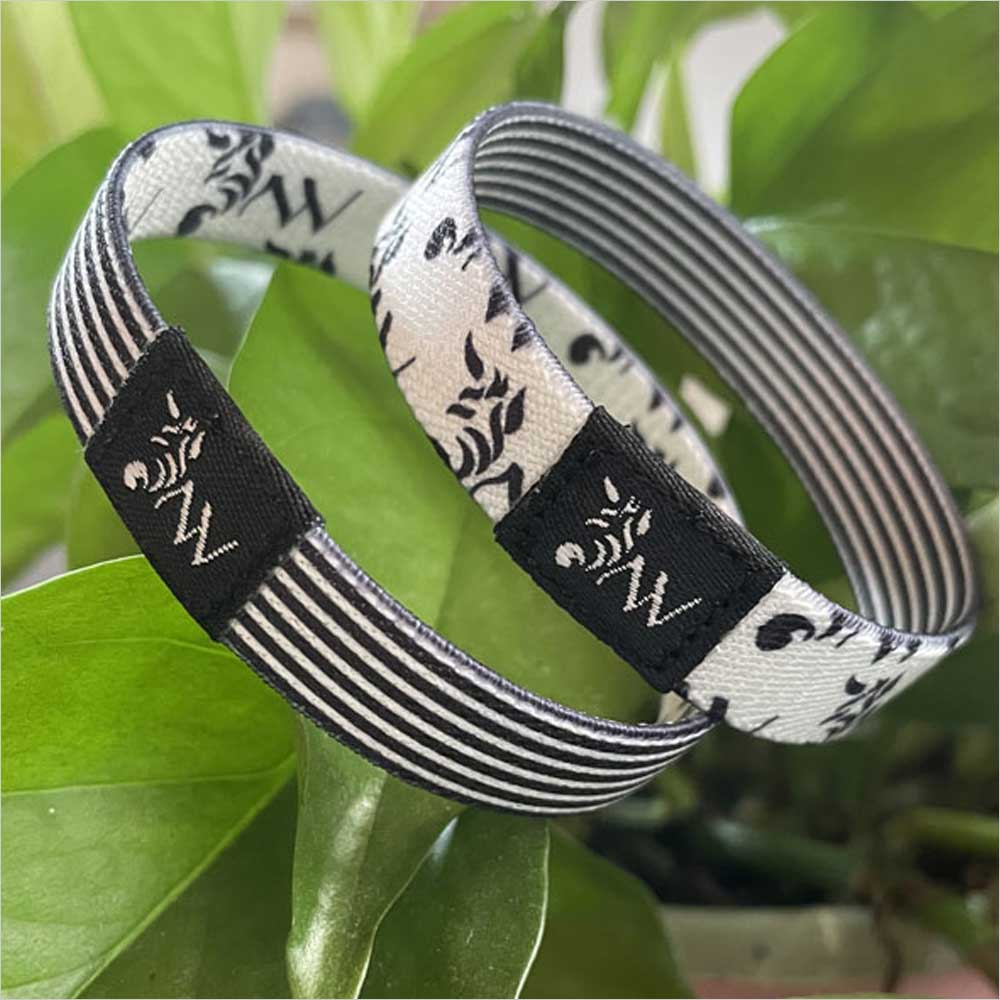 Custom Elastic Fabric Wristbands
